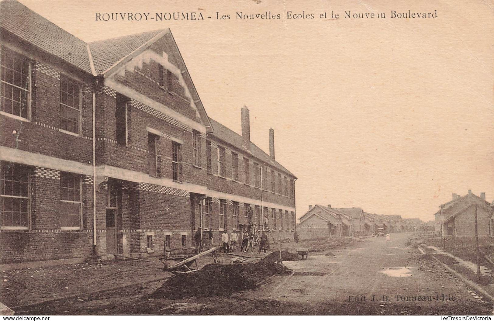France - Rouvroy Nouméa - Les Nouvelles écoles Et Le Nouveau Boulevard - Carte Postale Ancienne - Other & Unclassified