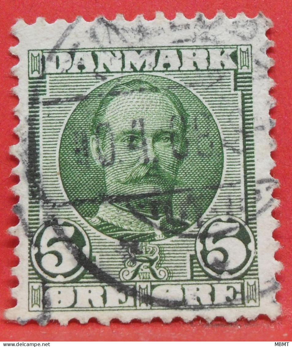 N°54 - 5 Ore - Année 1907 - Timbre Oblitéré Danemark - - Used Stamps