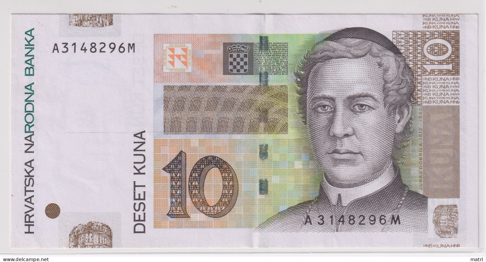 Croatia 10 Kuna 2001 P-38a - Croazia