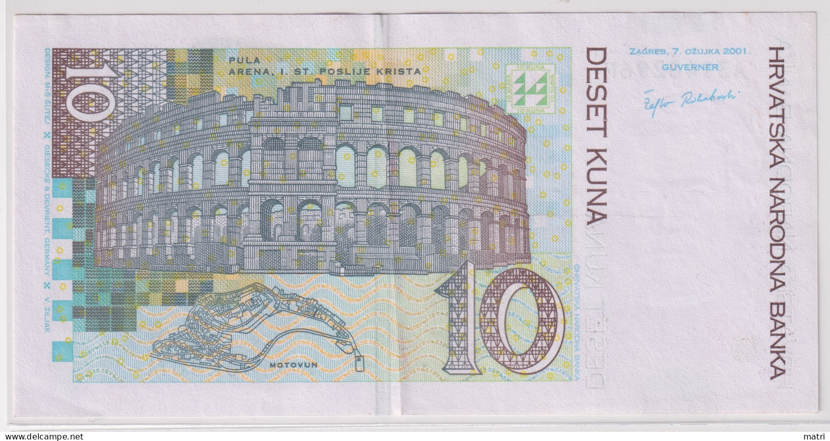 Croatia 10 Kuna 2001 P-38a - Croazia