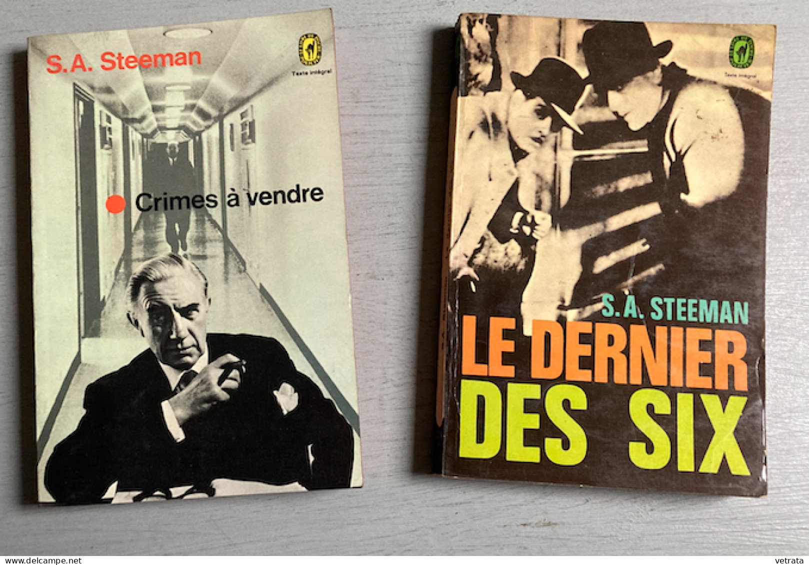 6 Livres De S.A. Steeman En Collections De Poche (Le Dernier Des 6-Crimes à Vendre-Poker D’enfer-Le Mannequin Assassiné- - Loten Van Boeken