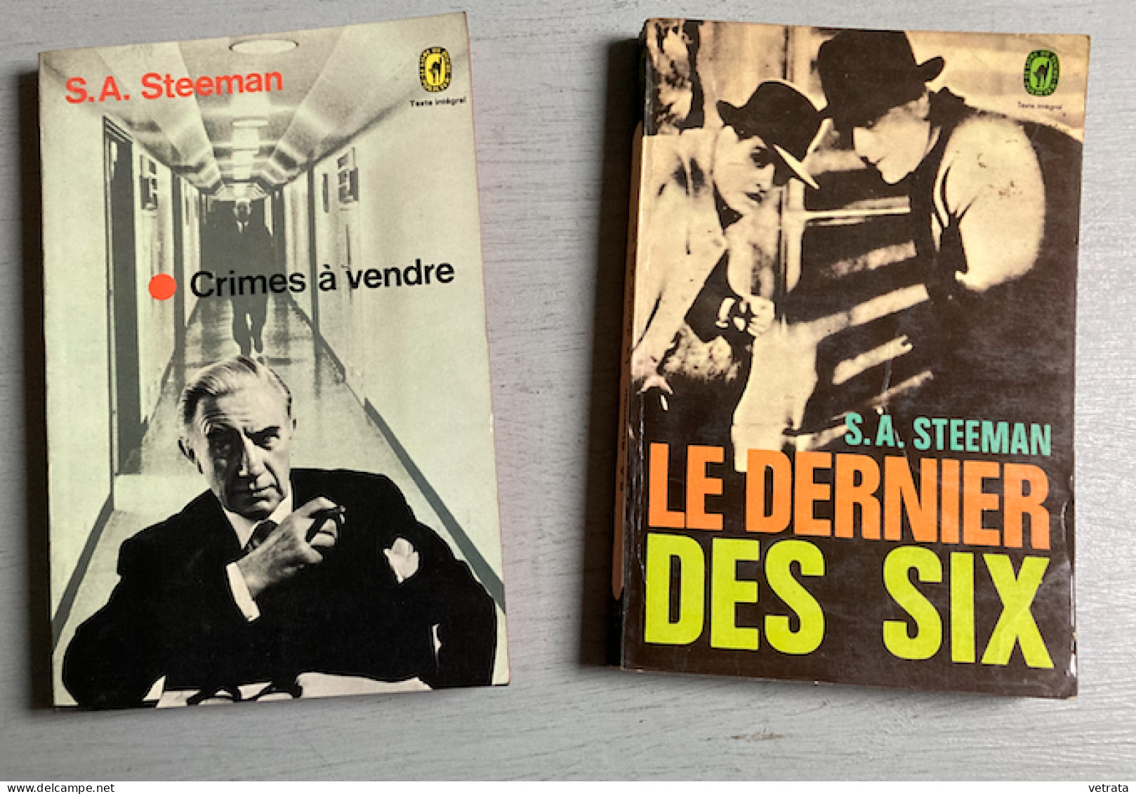 6 Livres De S.A. Steeman En Collections De Poche (Le Dernier Des 6-Crimes à Vendre-Poker D’enfer-Le Mannequin Assassiné- - Lots De Plusieurs Livres