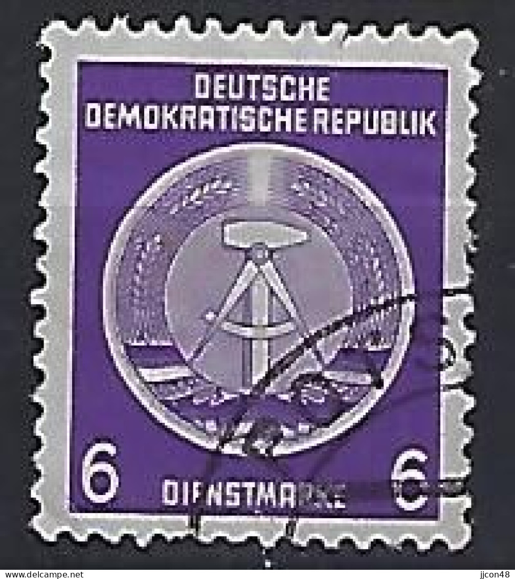 Germany (DDR) 1954 Dienstmarken A (o) Mi.2x - Gebraucht