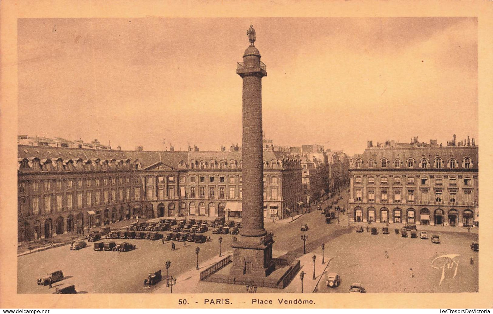 FRANCE - Paris - Vue Générale De La Place Vendôme - Carte Postale Ancienne - Other Monuments