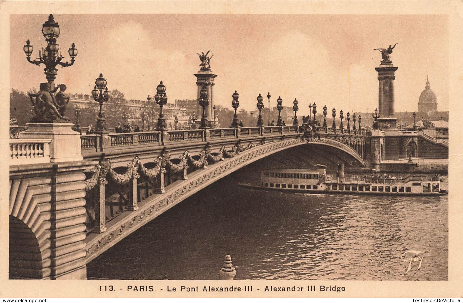 FRANCE - Paris - Vue Générale Du Pont Alexandre III - Carte Postale Ancienne - Ponts