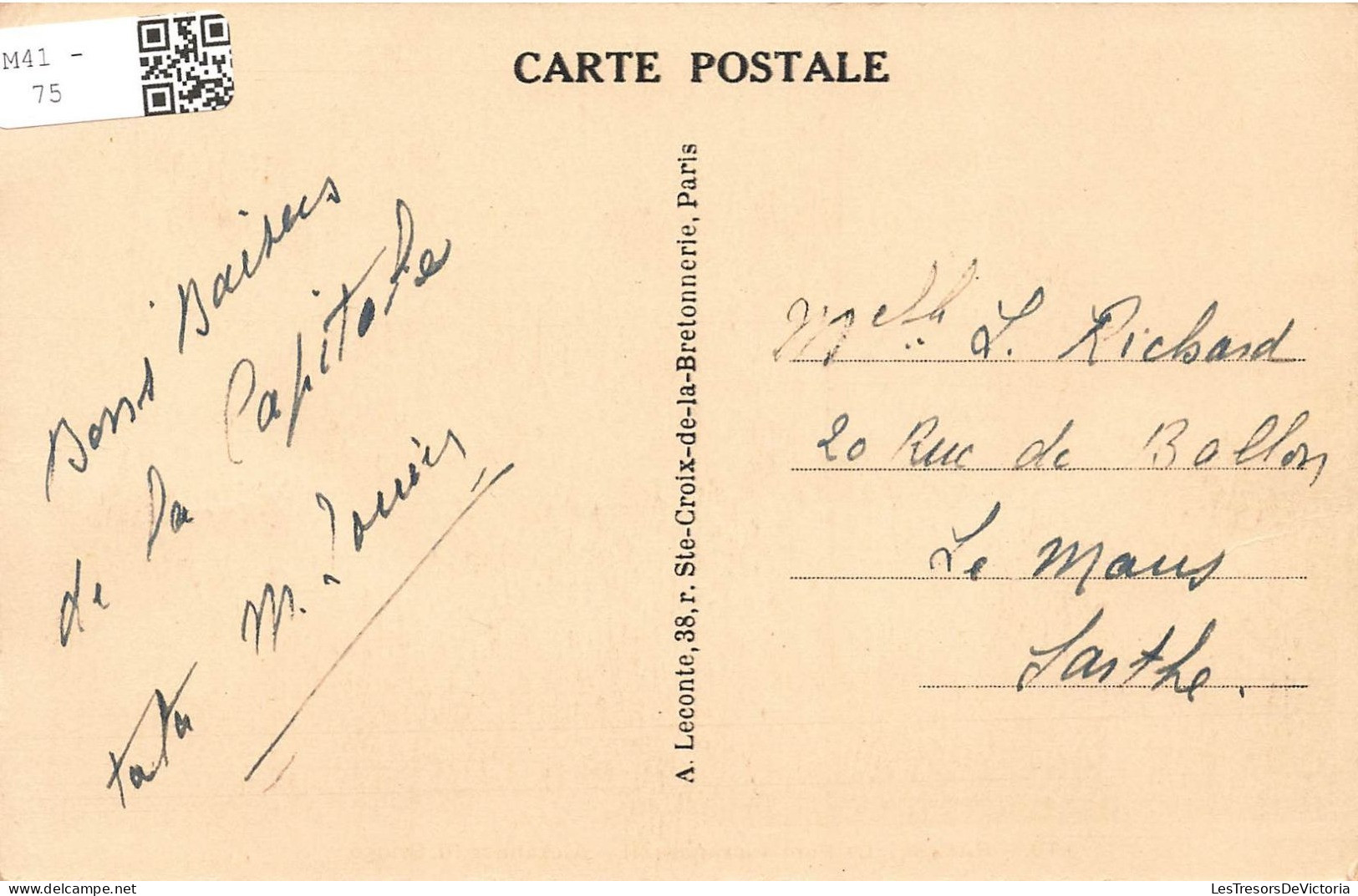 FRANCE - Paris - Vue Générale Du Pont Alexandre III - Carte Postale Ancienne - Ponts