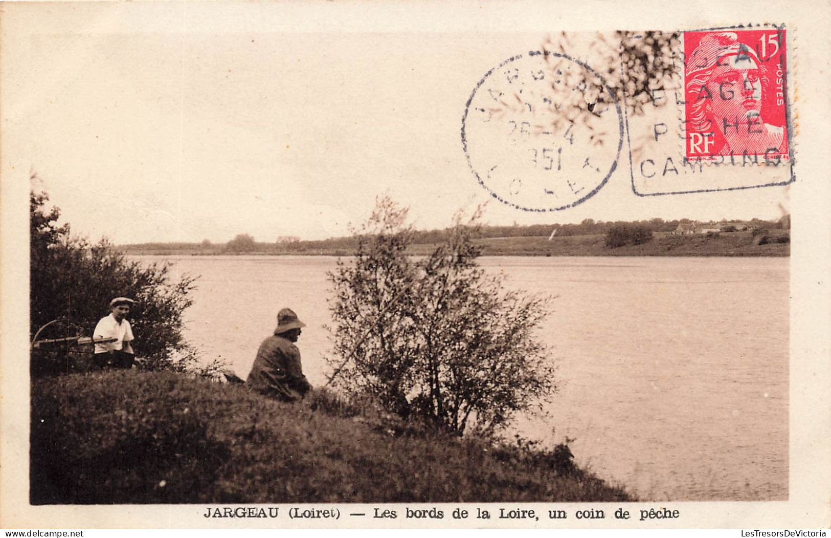 FRANCE - Jargeau - Les Bords De La Loire - Un Coin De Pêche - Carte Postale Ancienne - Jargeau