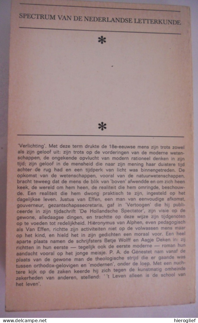 'k Wou Zo Graag Verstandig Wezen - Geschriften Uit De Sfeer Der Verlichting  1968 - Geschichte