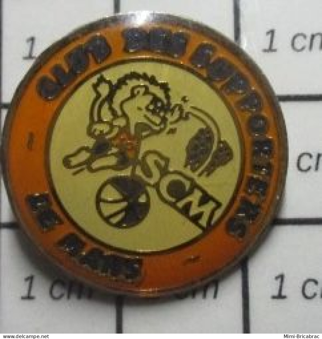 221 Pin's Pins : BEAU ET RARE / SPORTS / CLUB BASKET-BALL LE MANS SUPPORTEURS LION - Pallacanestro