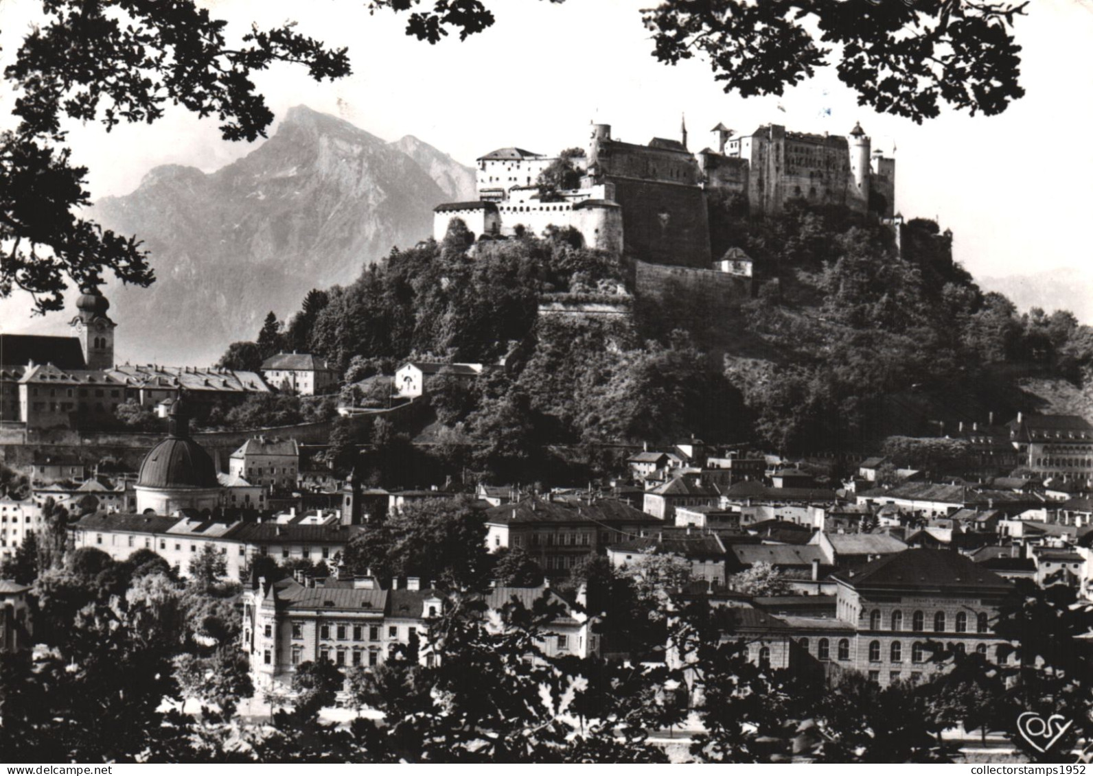 SALZBURG, ARCHITECTURE, CASTLE, MOUNTAIN, AUSTRIA, POSTCARD - Salzburg Stadt