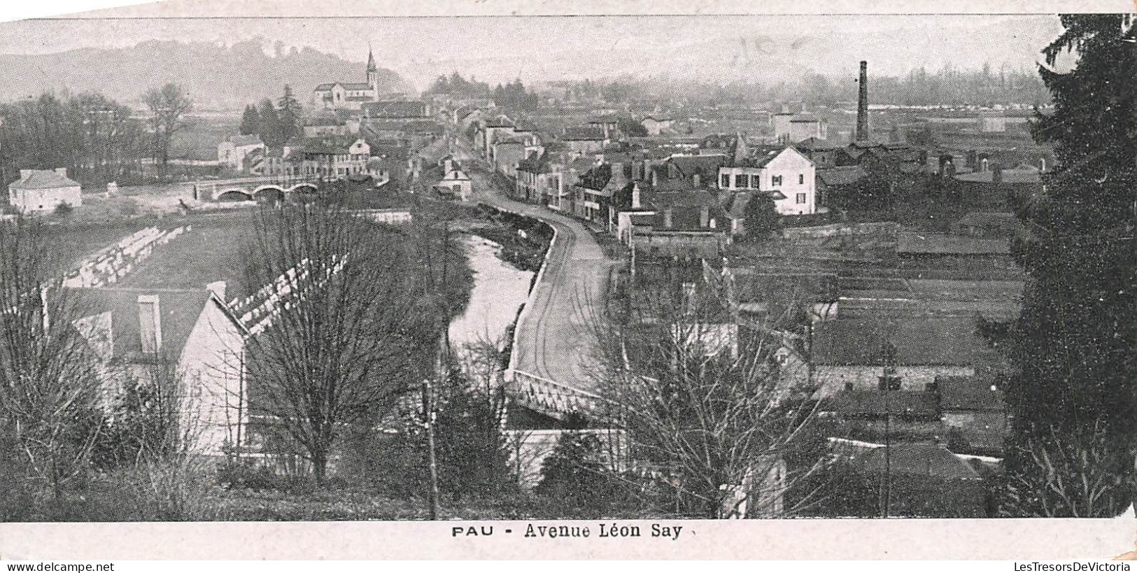 FRANCE - Pau - Vue Générale De L'avenue Léon Say - Carte Postale Ancienne - Pau