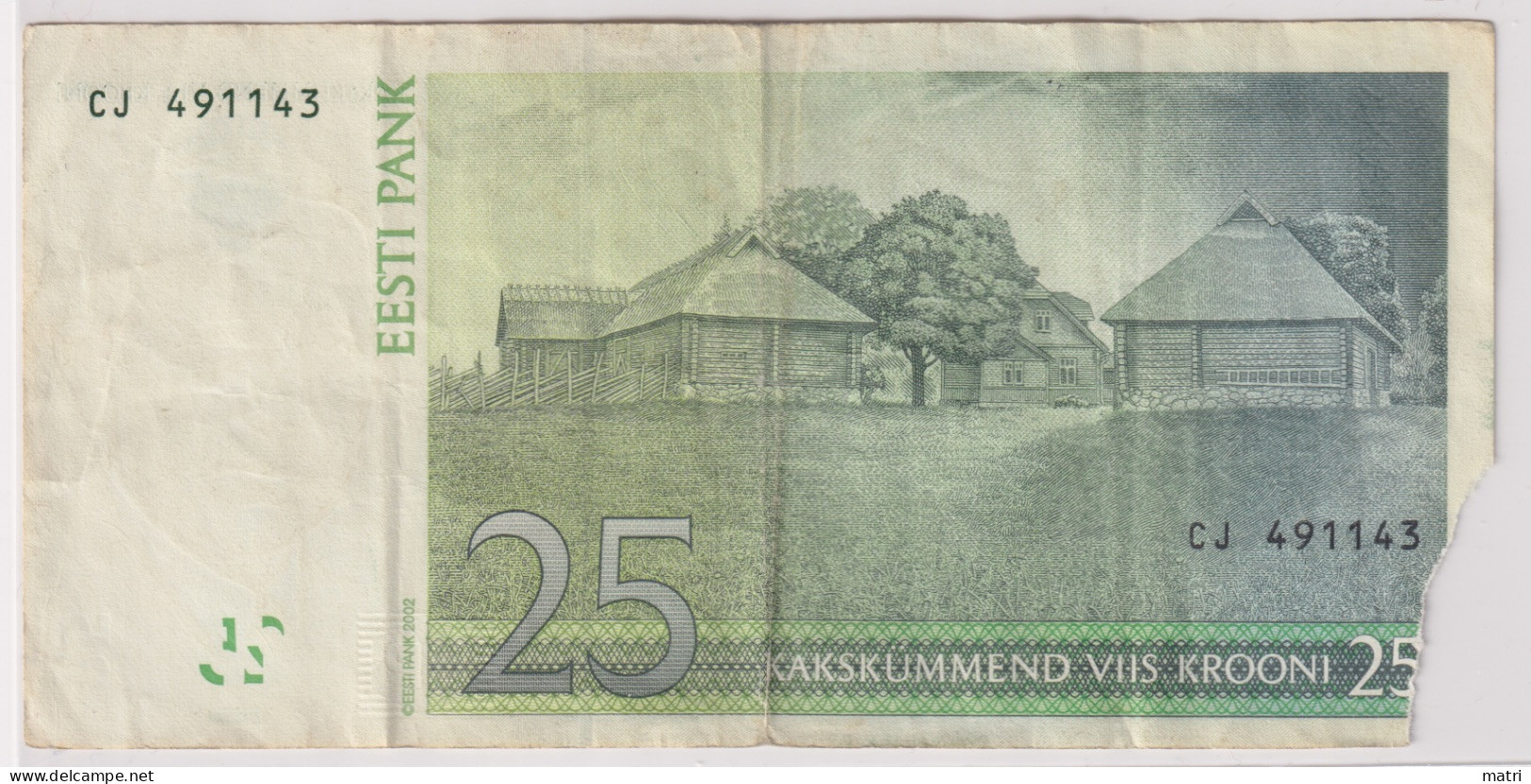 Estonia 25 Krooni 2002 P-87 - Estland