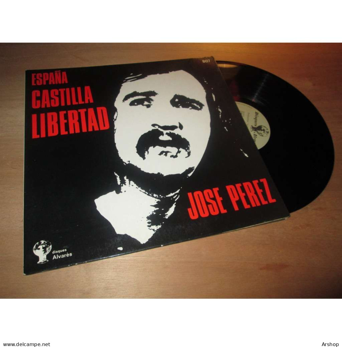 JOSE PEREZ Espana Castilla Libertad GUITARE FLAMENCO & TEDDY LASRY ALVARES Lp 1976 - Andere - Spaans