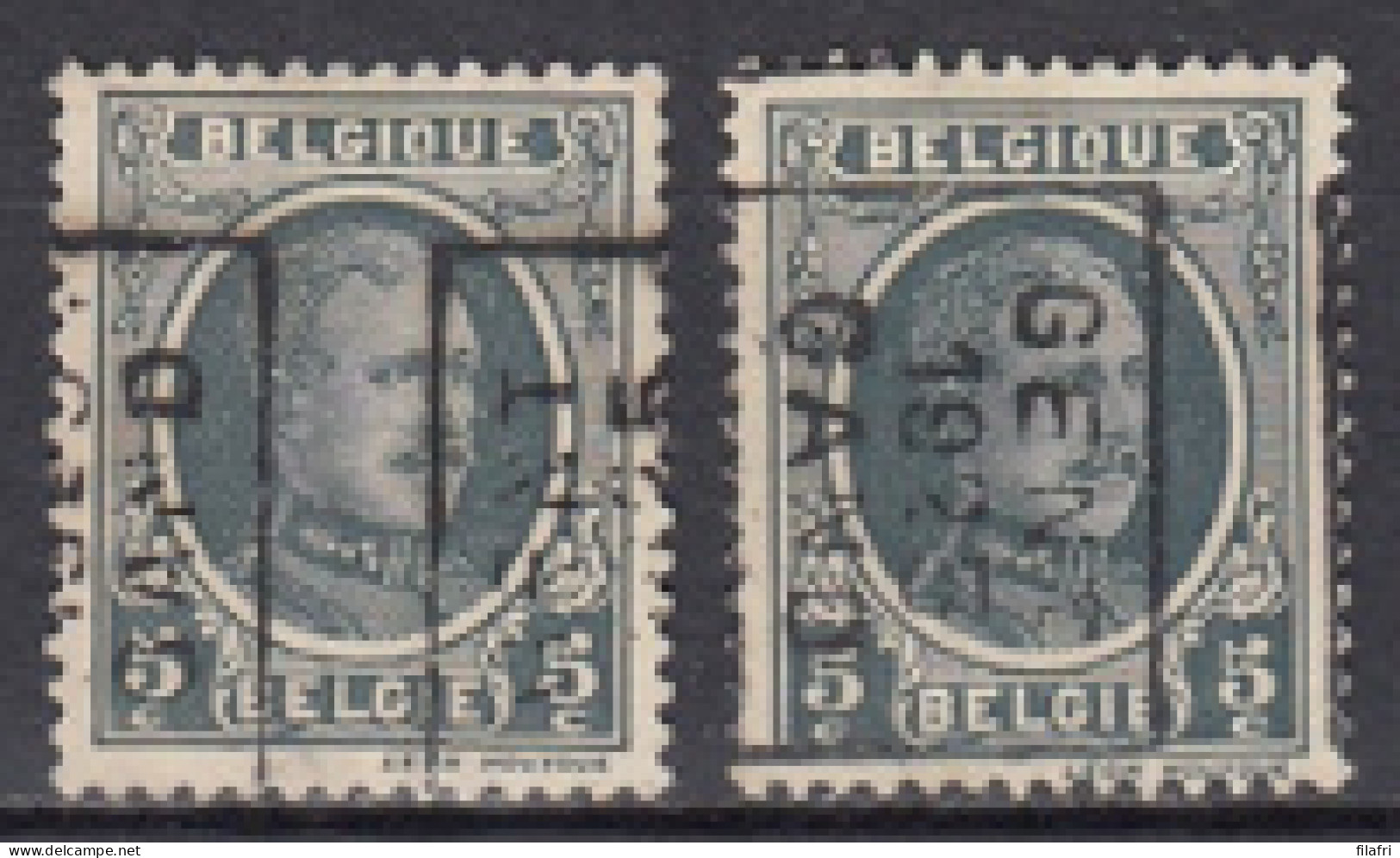 3579 Voorafstempeling Op Nr 193 - GENT 1925 GAND - Positie A & B - Roulettes 1920-29