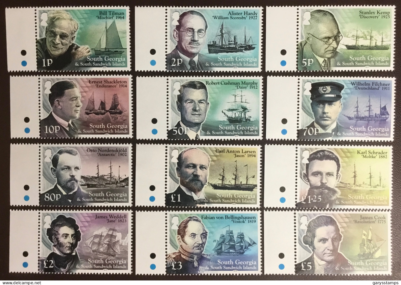 South Georgia 2015 Ships, Scientists & Explorers MNH - Südgeorgien