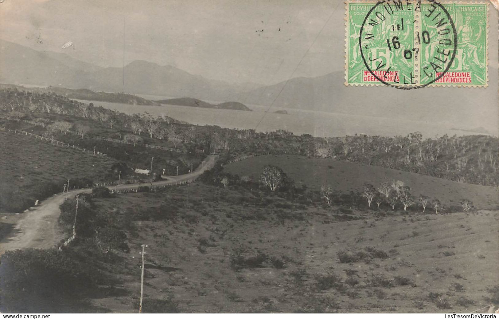 Nouvelle Calédonie - Carte Photo - Panorama De Calédonie - Oblitéré 1907   -  Carte Postale Ancienne - New Caledonia