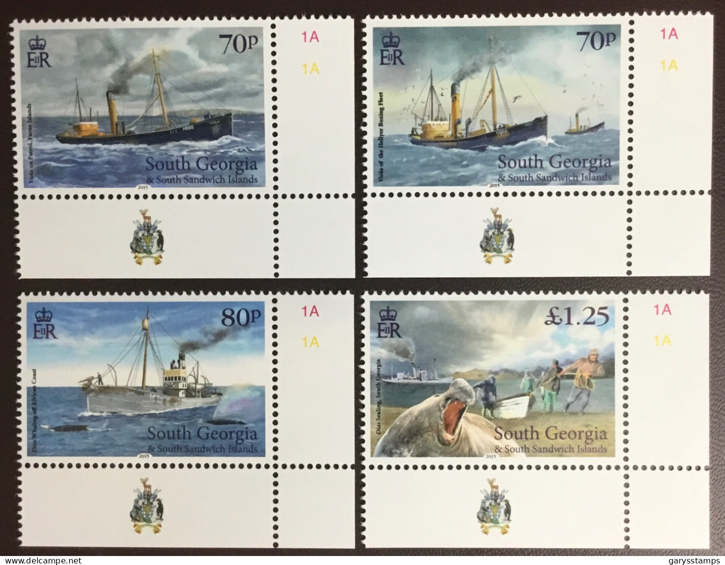 South Georgia 2015 Viola Dias Steam Trawlers Ships MNH - Georgias Del Sur (Islas)