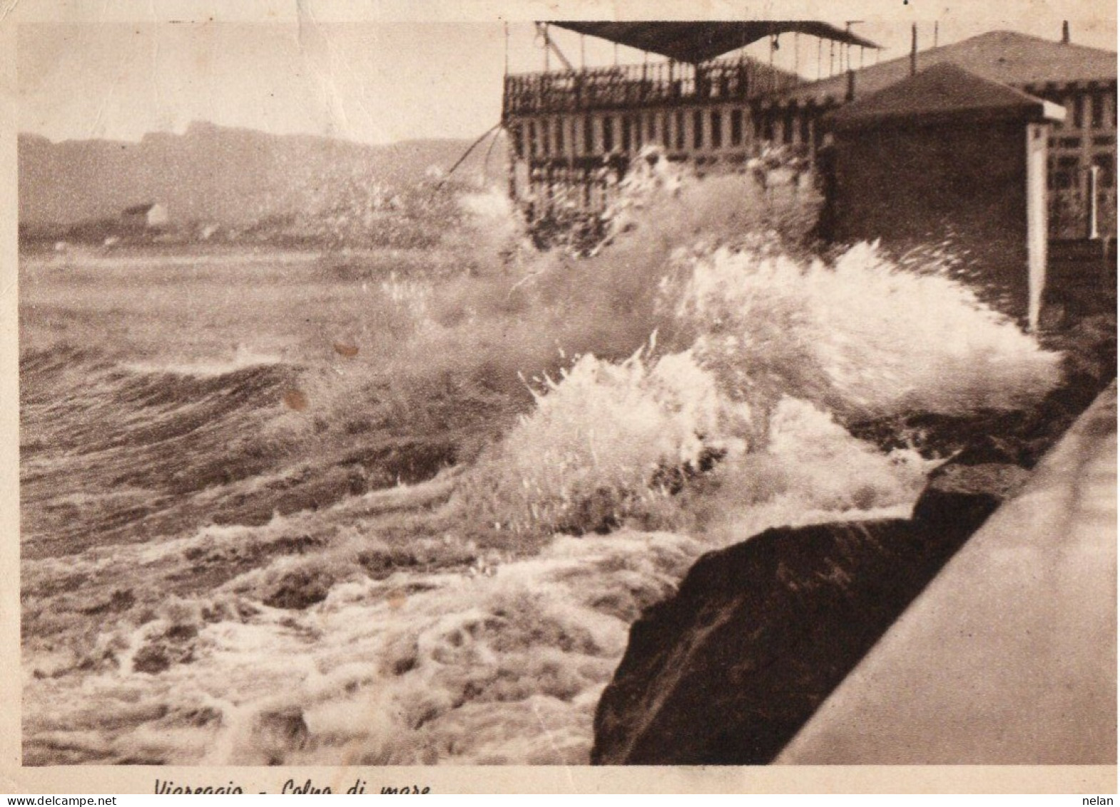 VIAREGGIO - COLPO DI MARE - F.G. - Viareggio