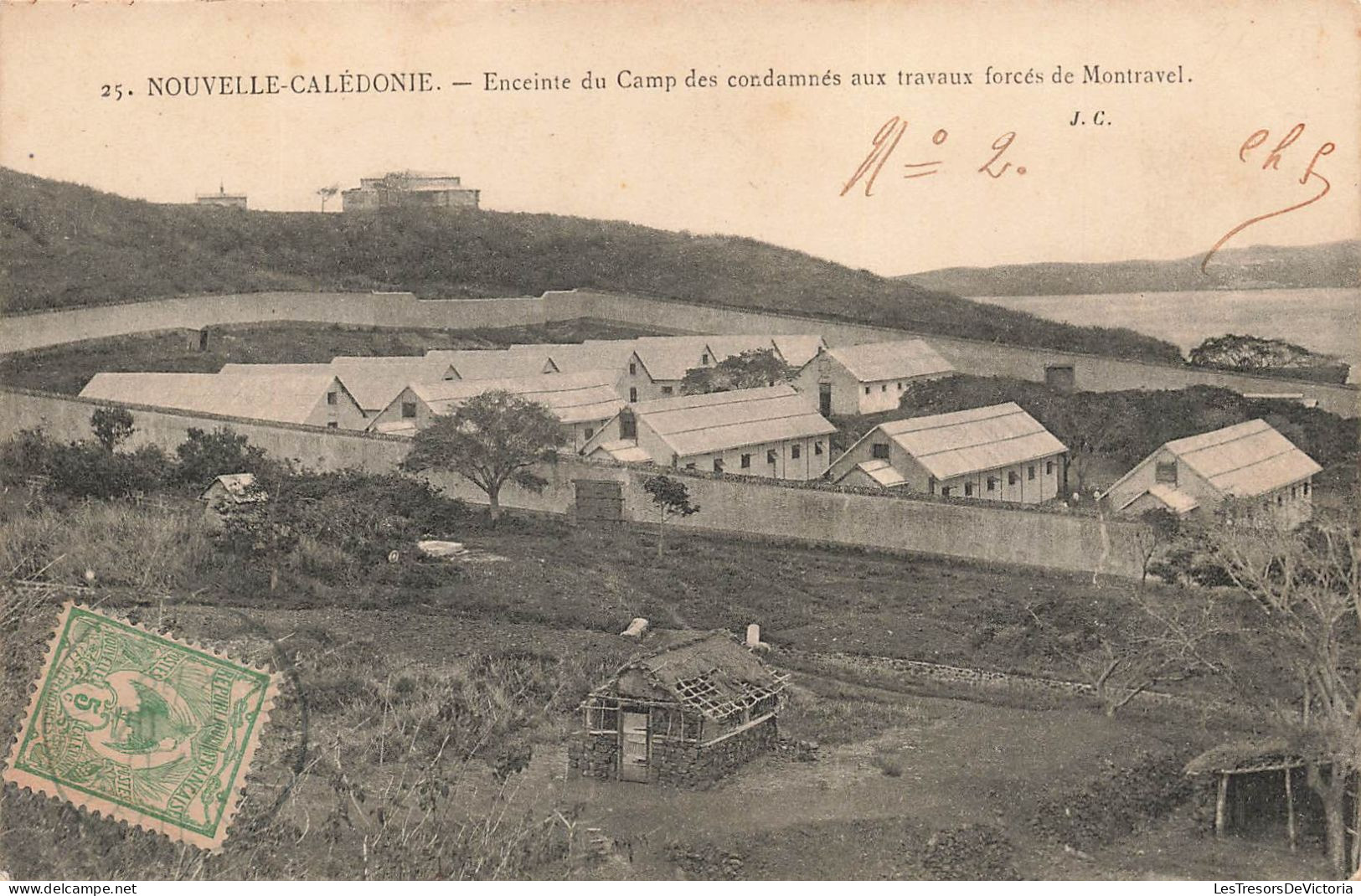 Nouvelle Calédonie - Enceinte Du Camp Des Condamnés Aux Travaux Forcés De Montravel  -  Carte Postale Ancienne - Neukaledonien
