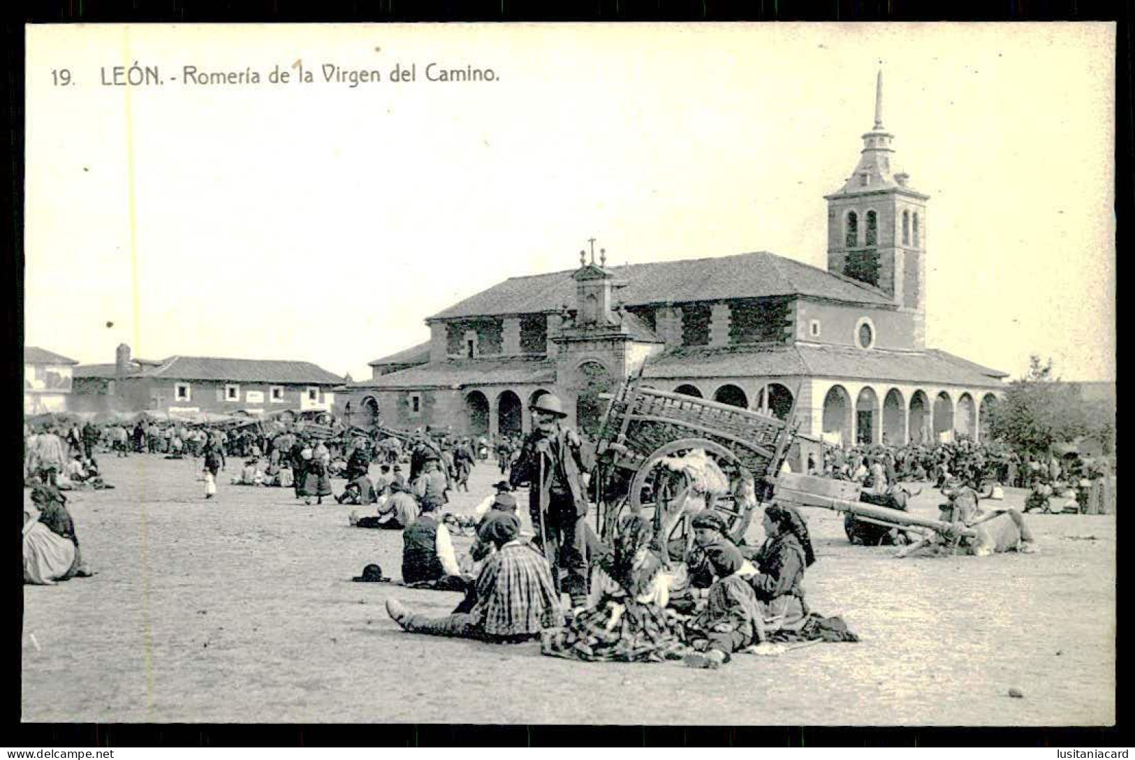 LEÓN - Romeria De La Virgen Del Camino. ( Ed. Fot. Garcia Nº 19) Carte Postale - León