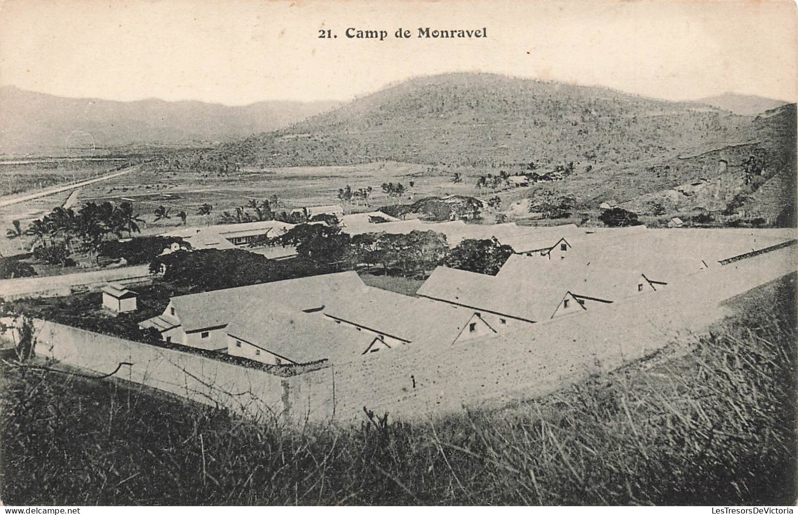 Nouvelle Calédonie - Camp De Montravel - Travaux Forcés - Panorama -  Carte Postale Ancienne - Nieuw-Caledonië