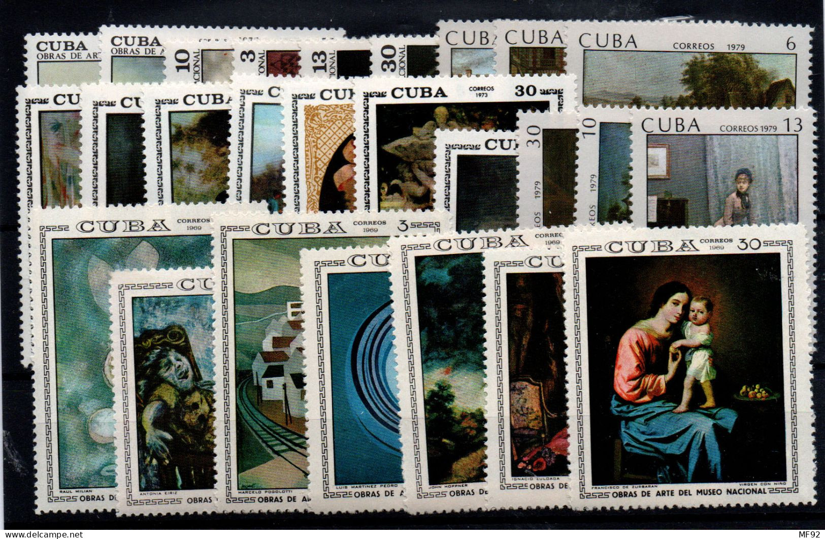 Cuba Nº 1284/90, 1649/55, 2099/104. Año 1969/79 - Nuevos