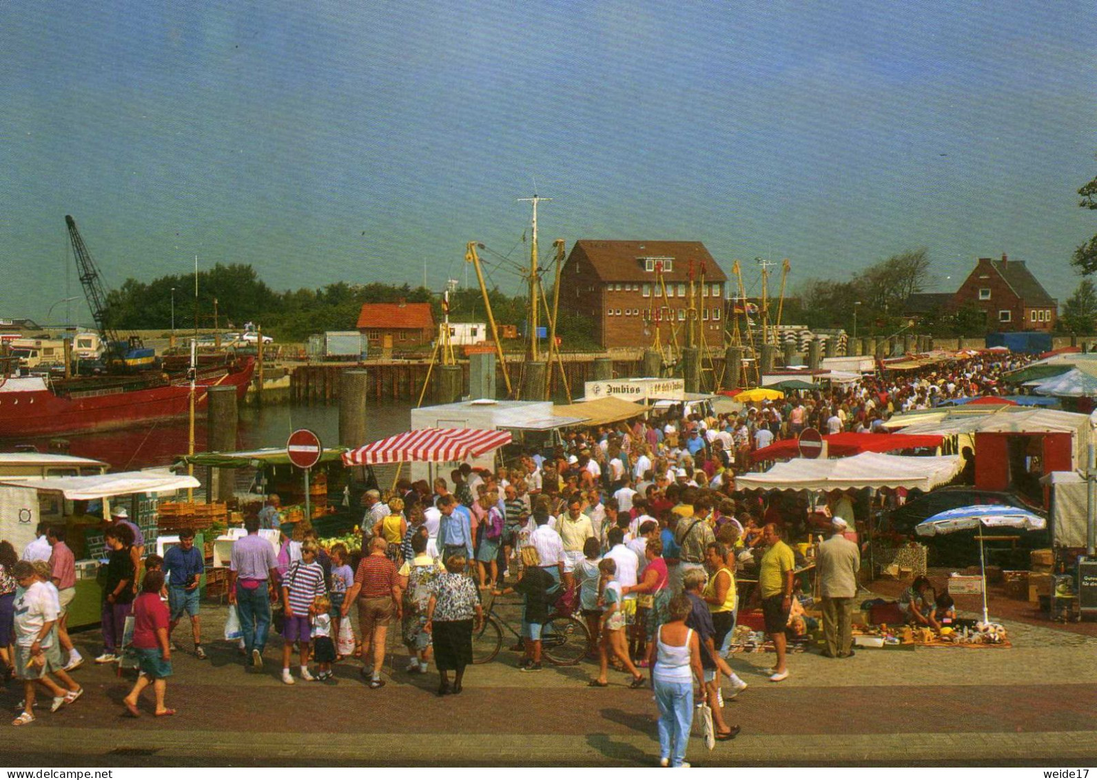 05437 -  WYK Auf Föhr - Blick Zum Fischmarkt Im Hafen Von Wyk - Föhr