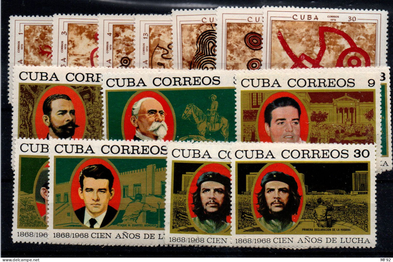 Cuba Nº 1235/47, 1383/9. Año 1968/70 - Nuevos