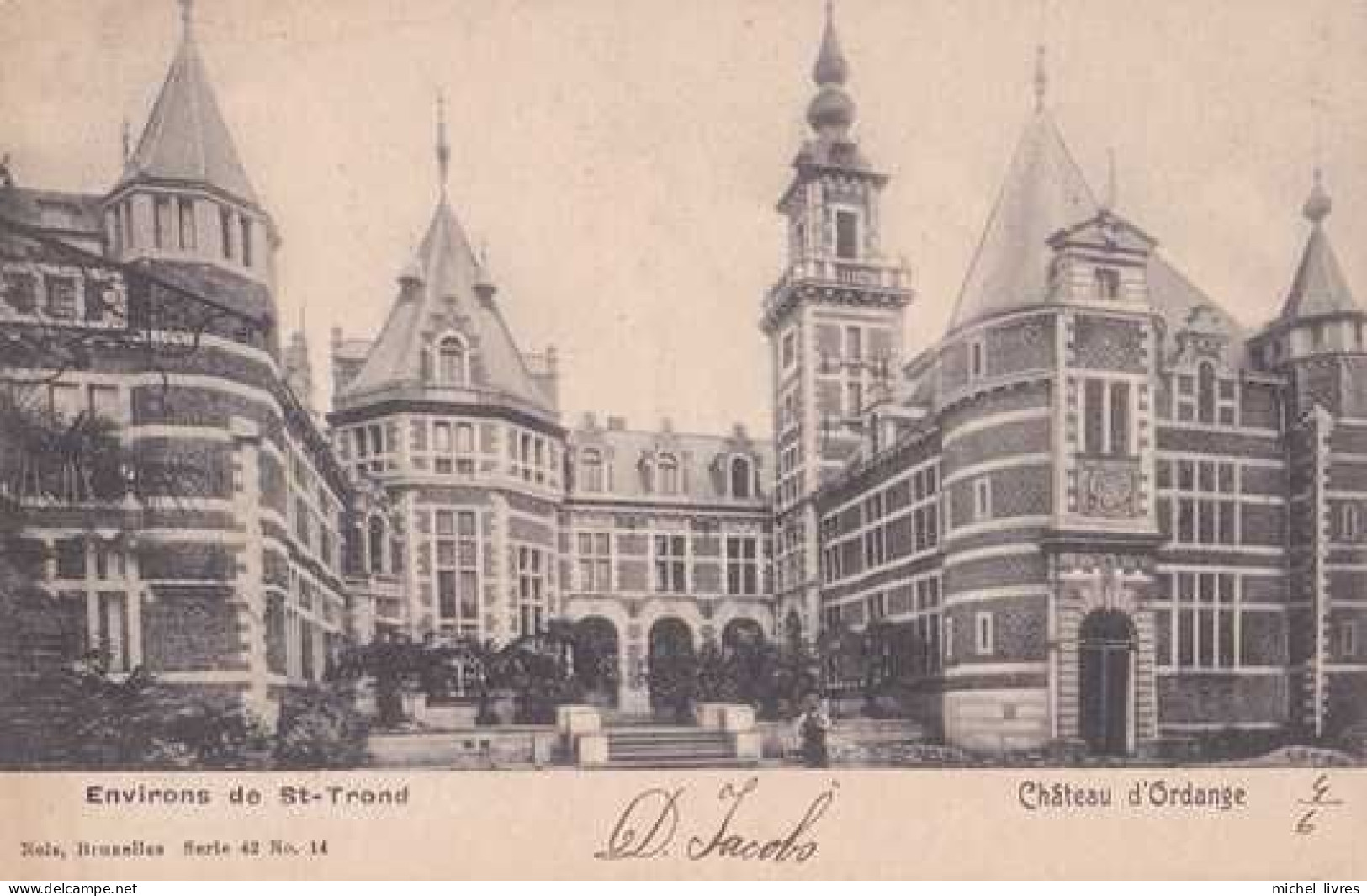 Sint-Truiden - St-Trond - Environs - Chateau D'Ordange - Circulé En 1905 - Dos Non Séparé - TBE - Sint-Truiden