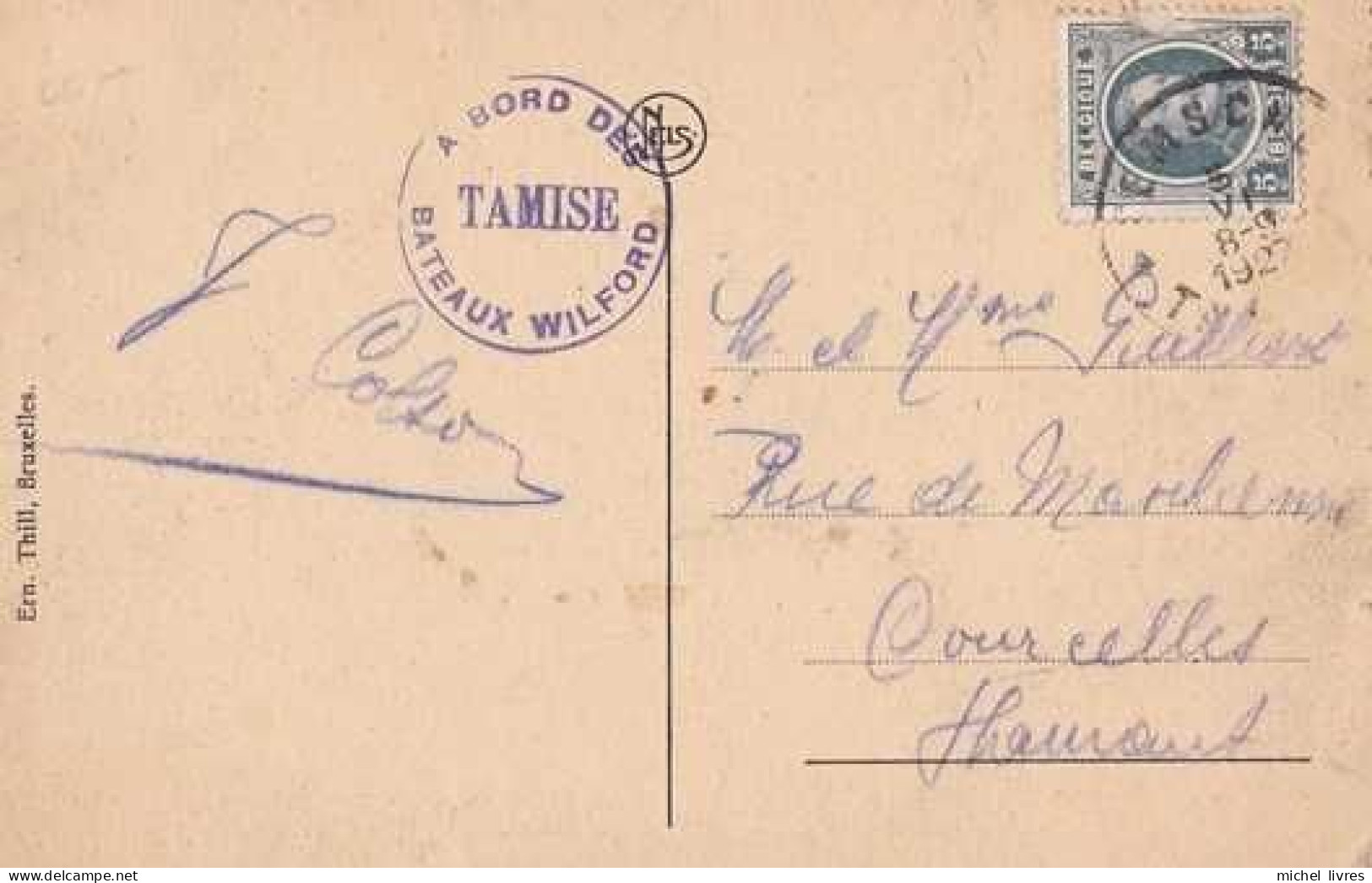 Temse - Tamise - Excursions Sur L'Escaut - Circulé En 1927 - TBE - Temse