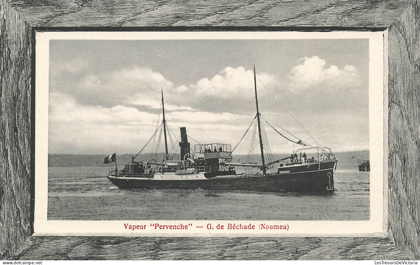 Nouvelle Calédonie - Vapeur "Pervenche" - G. De Béchade - Nouméa -  Carte Postale Ancienne - Nieuw-Caledonië