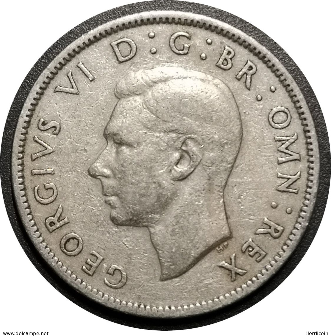 Monnaie Royaume-Uni - 1951 - 2 Shillings George VI Cupronickel - J. 1 Florin / 2 Schillings