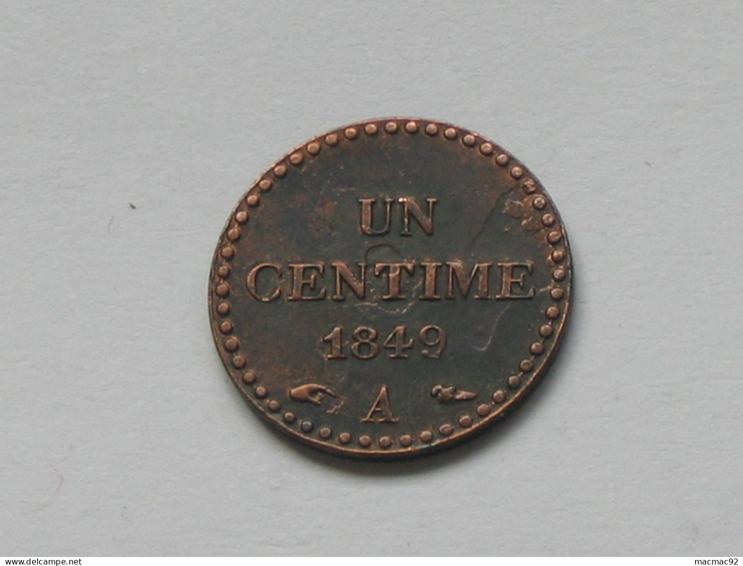 1 Centime  Dupré 1849 A    **** EN ACHAT IMMEDIAT **** - 1 Centime