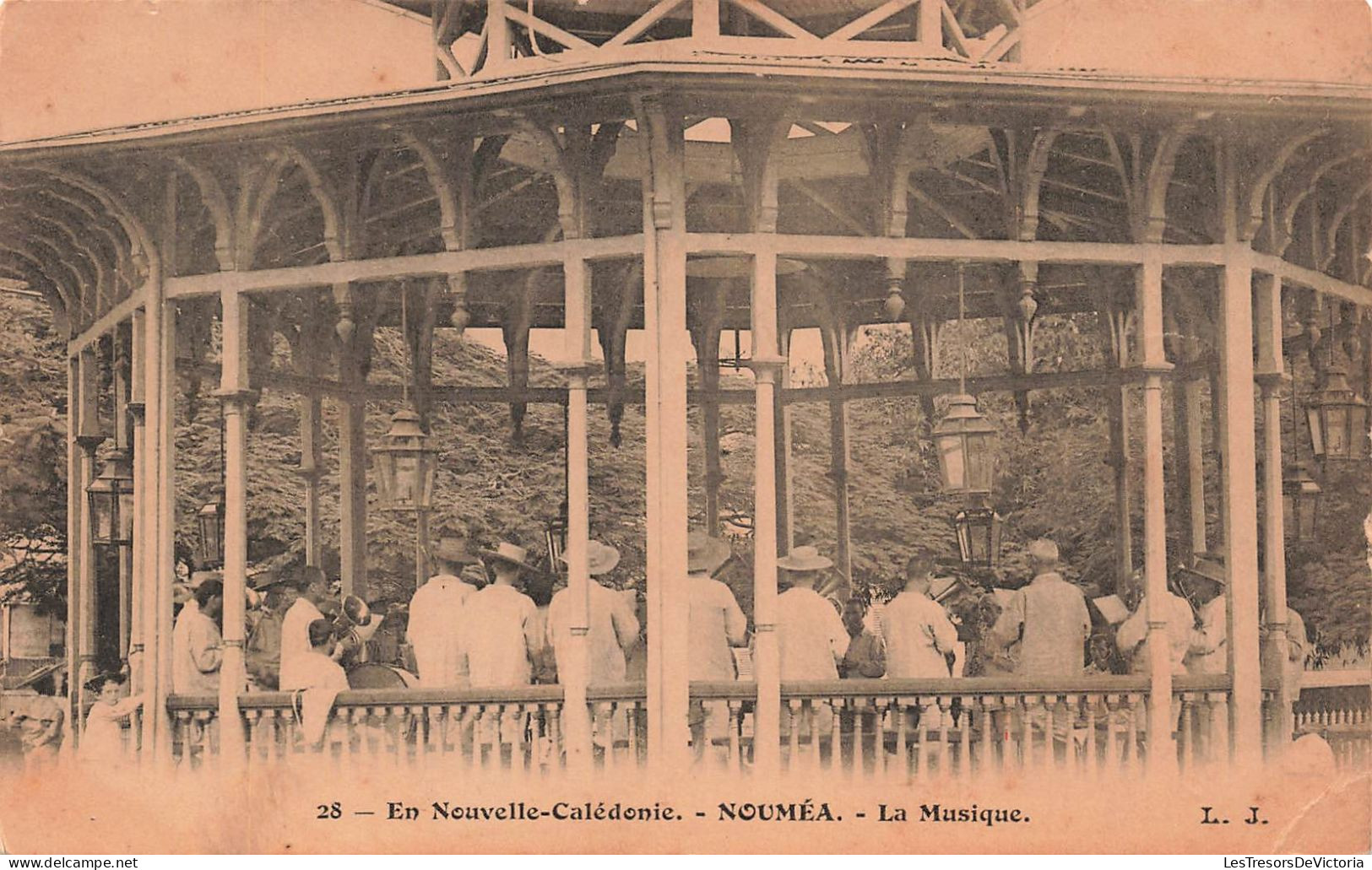 Nouvelle Calédonie - Nouméa - La Musique -   Carte Postale Ancienne - Nueva Caledonia