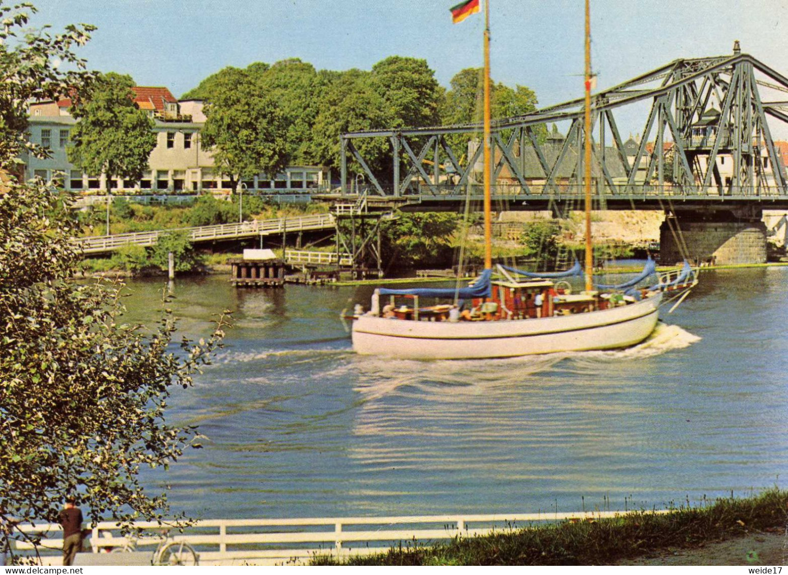 05454 - RENDSBURG - Blick Auf Die Alte Drehbrücke Am Conventgarten - Rendsburg