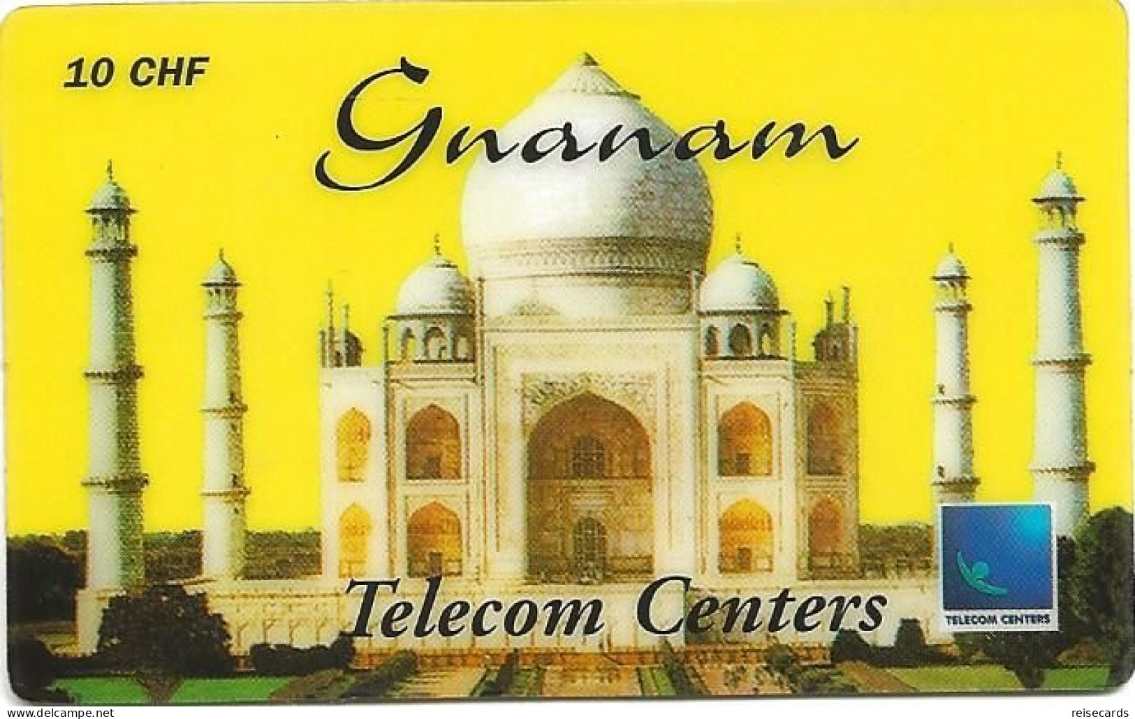 Switzerland: Prepaid Telecom Centers - Gnanam Taj Mahal - Switzerland