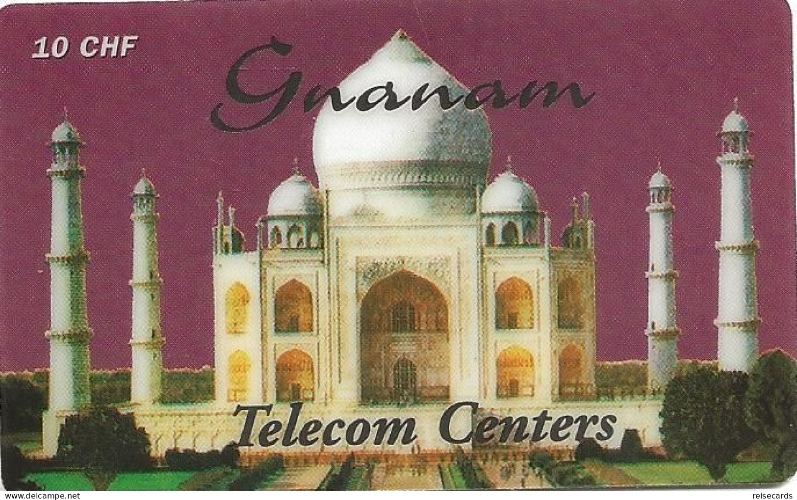 Switzerland: Prepaid Telecom Centers - Gnanam Taj Mahal - Schweiz