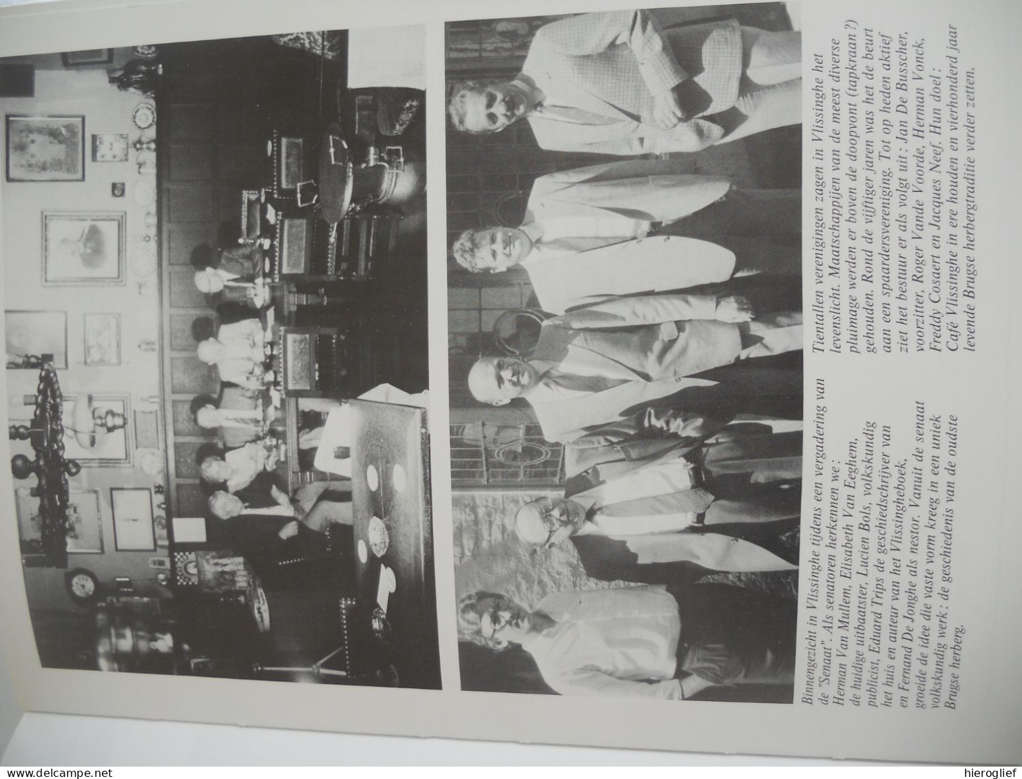 Café Vlissinghe - Een eeuwenoude Brugse herberg 1515-1985 door Eduard Trigs Brugge kwartier Sint-Anna wijk heemkunde