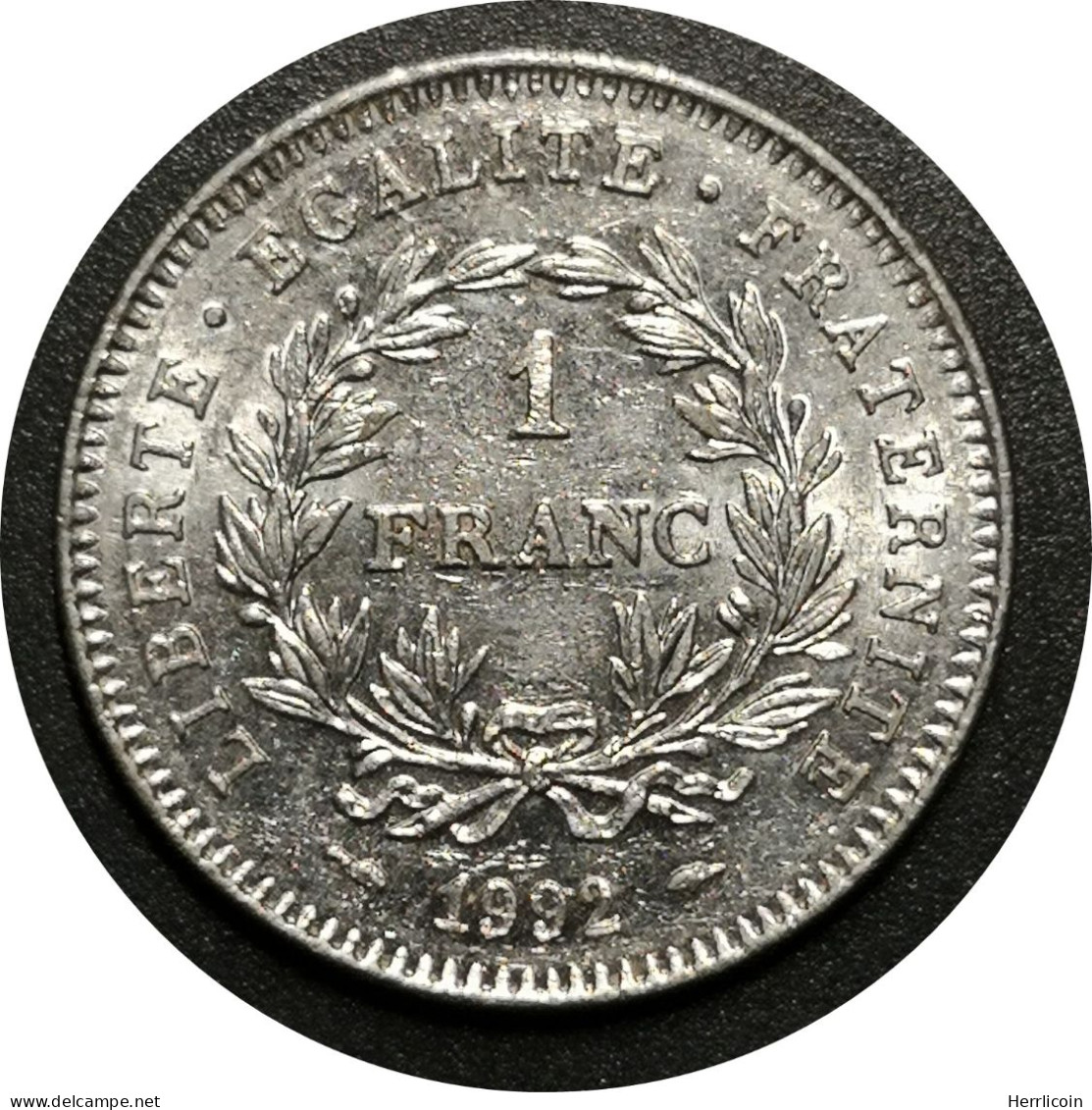 Monnaie France - 1992 - 1 Franc République Nickel - Commémoratives