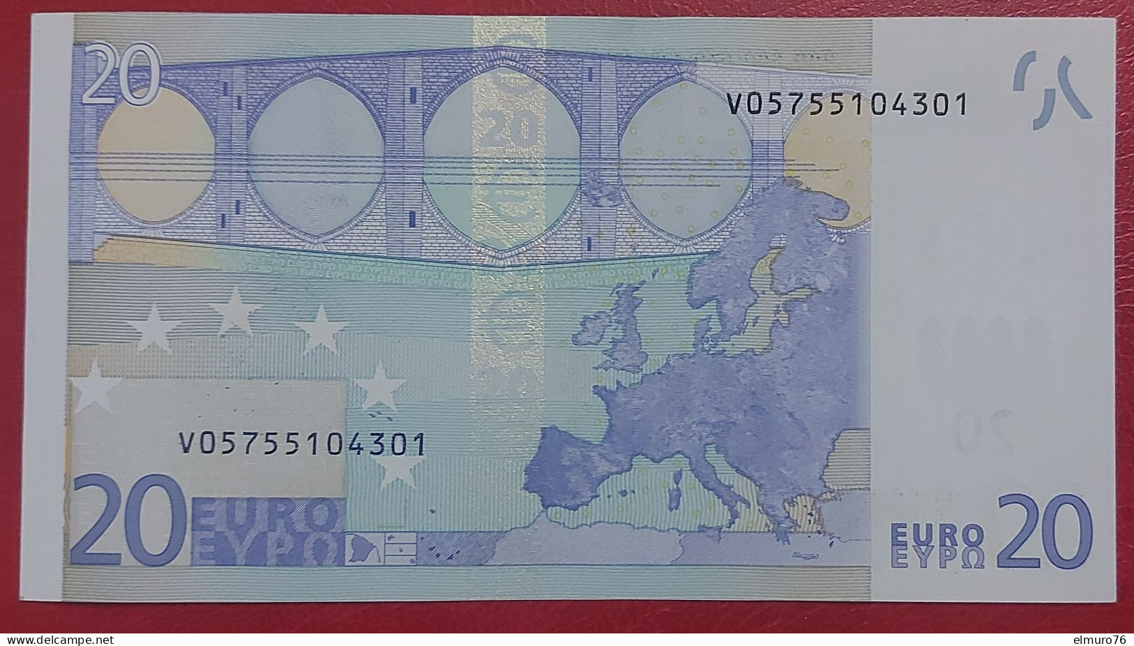 20 EURO M005 Spain Serie V Duisenberg Perfect UNC - 20 Euro