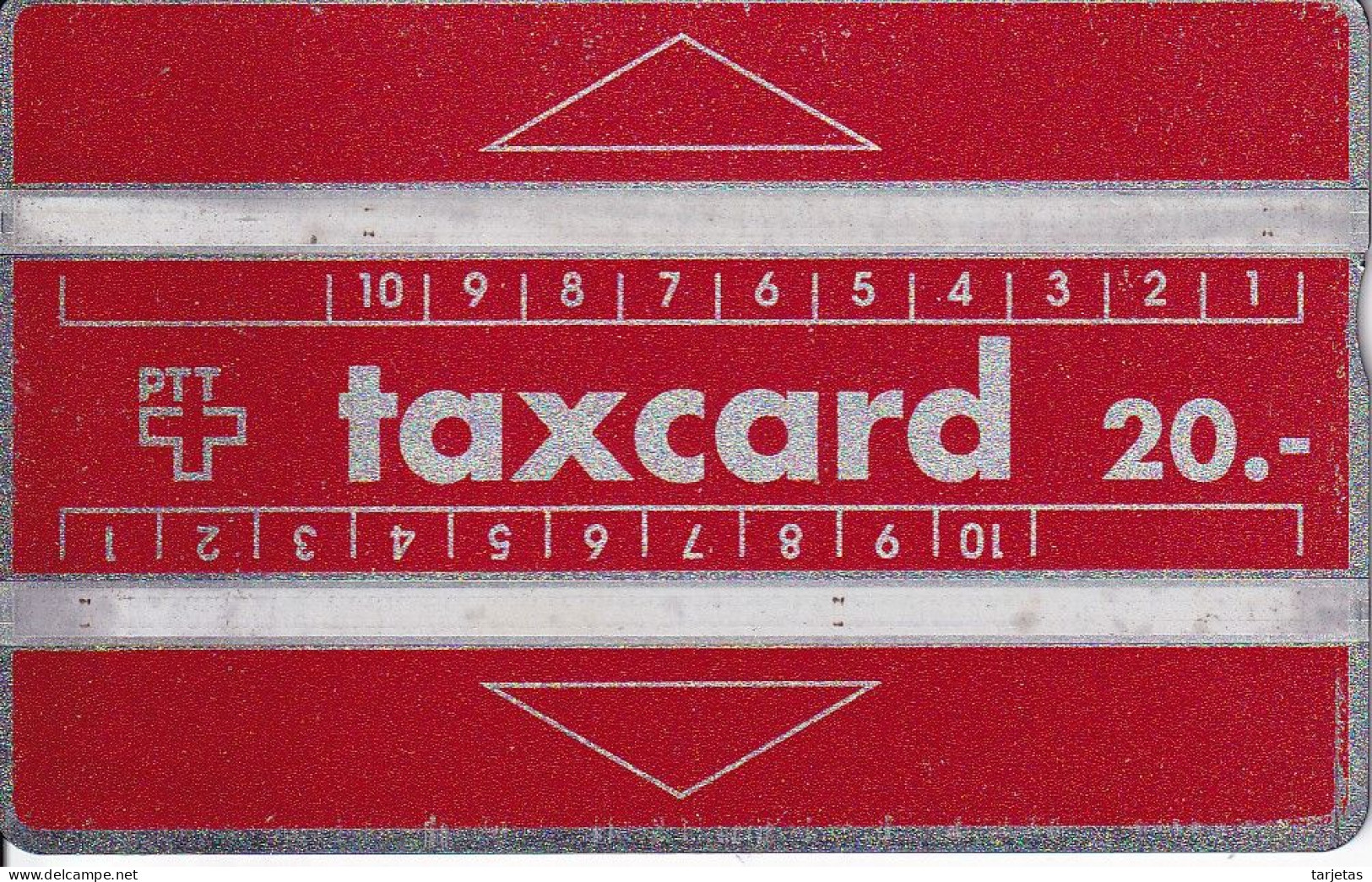 TARJETA DE SUIZA DE TAXCARD DE 20 UNITS (107C) - Schweiz