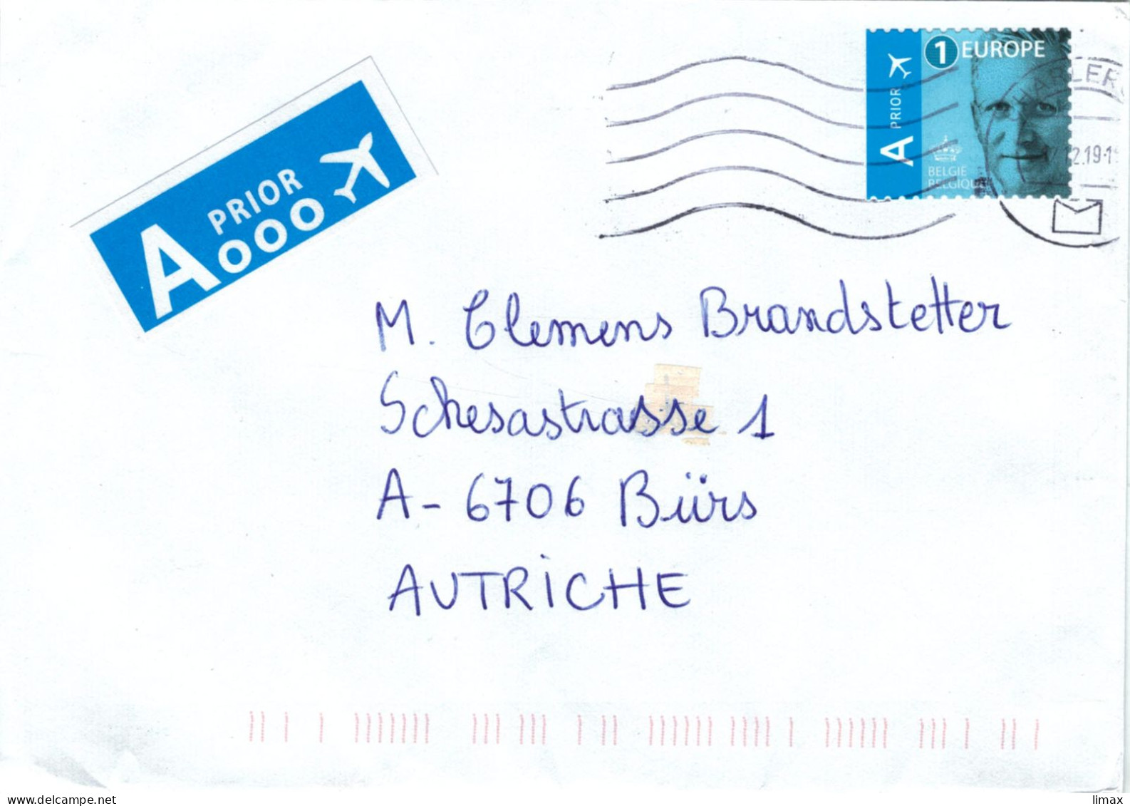 Charlesroi 2019 - König A Maschinenstempel - Brieven En Documenten