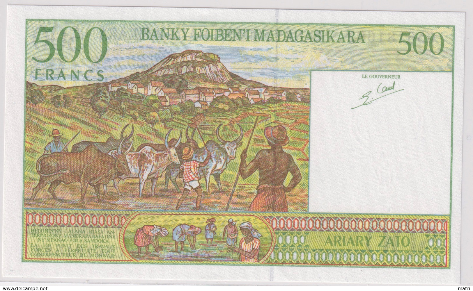 Madagascar 500 Francs 1994 P-75b - Madagascar