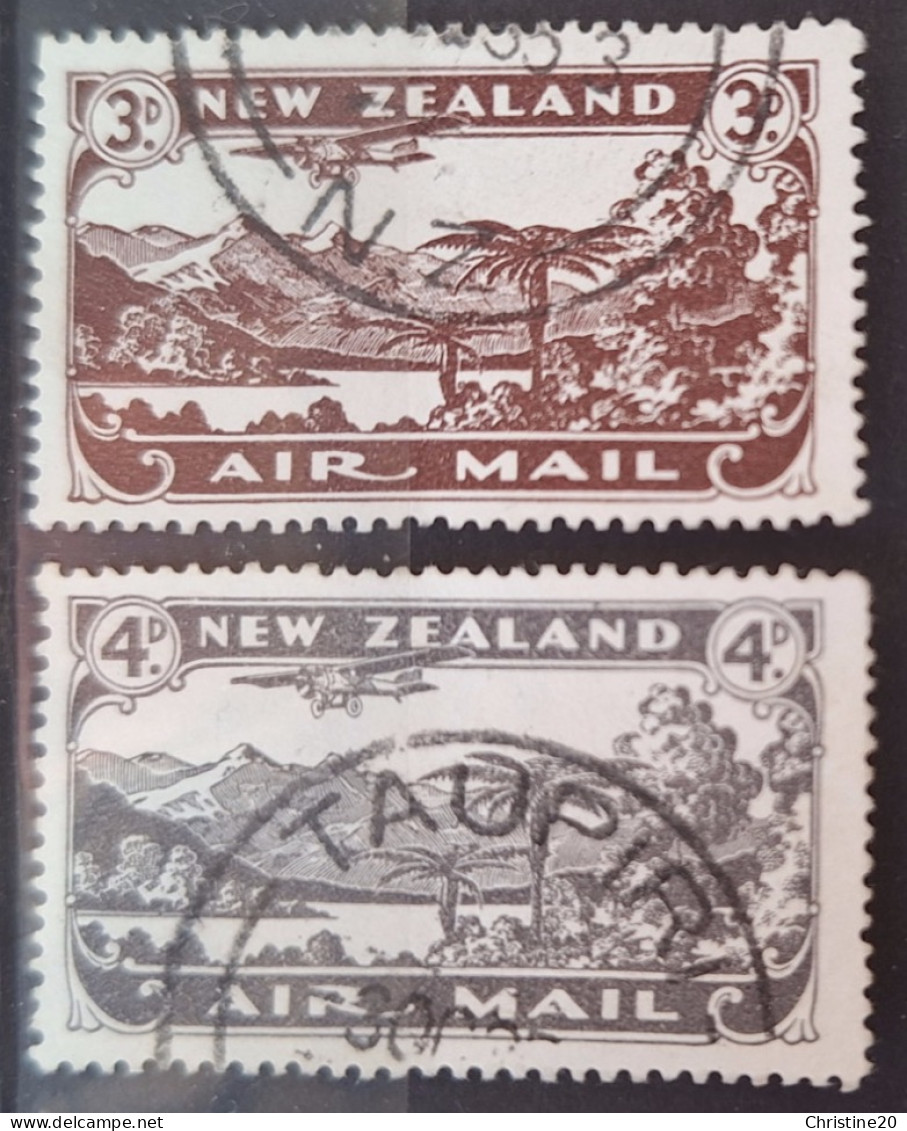 Nouvelle-Zélande 1931 PA1/2 Ob TB Cote 65€ - Luchtpost