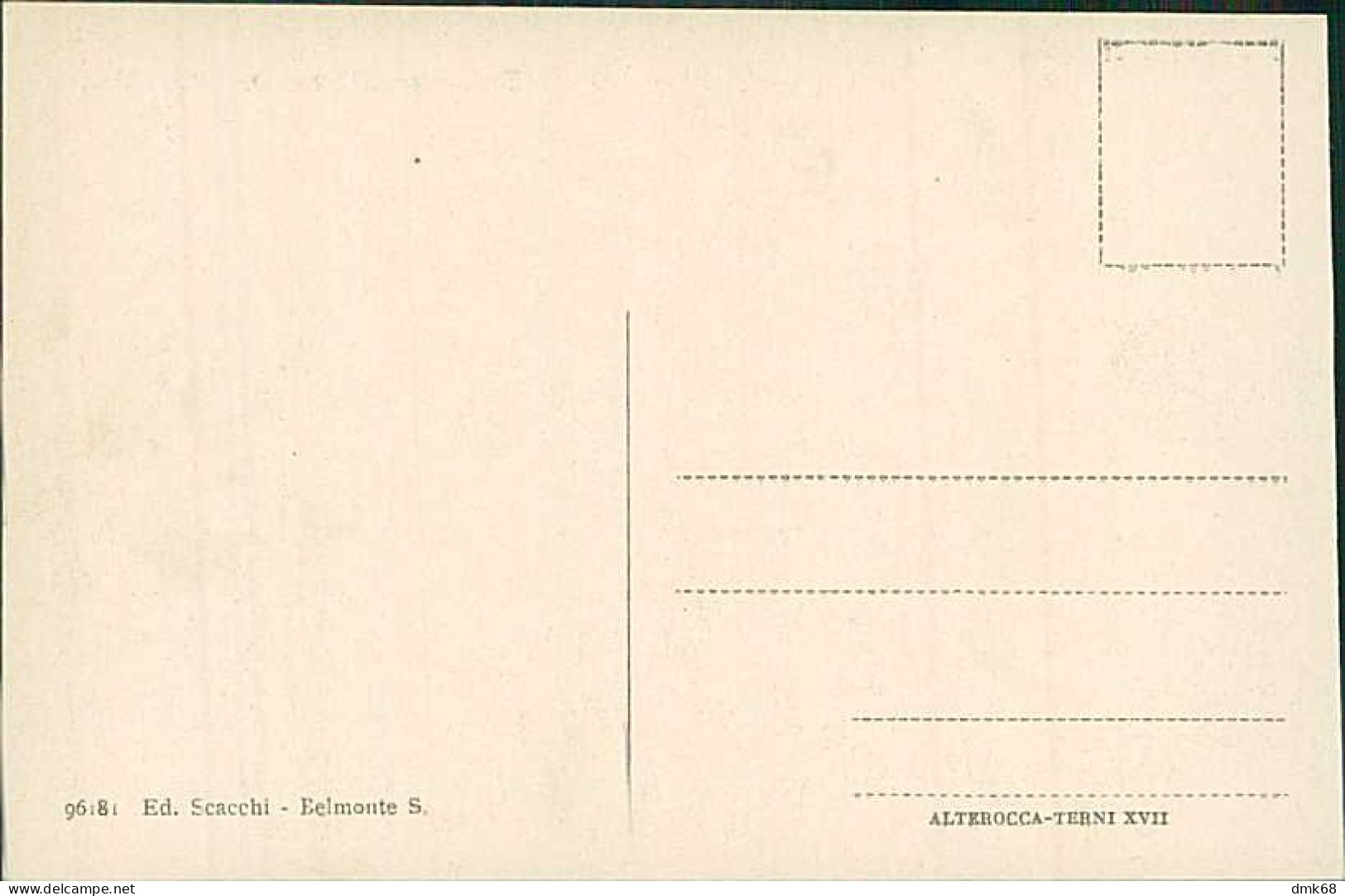 BELMONTE IN SABINA / BELMONTE SABINO ( RIETI ) VIA VITTORIO BENETO - EDIZIONE SCACCHI - 1938 (19329) - Rieti