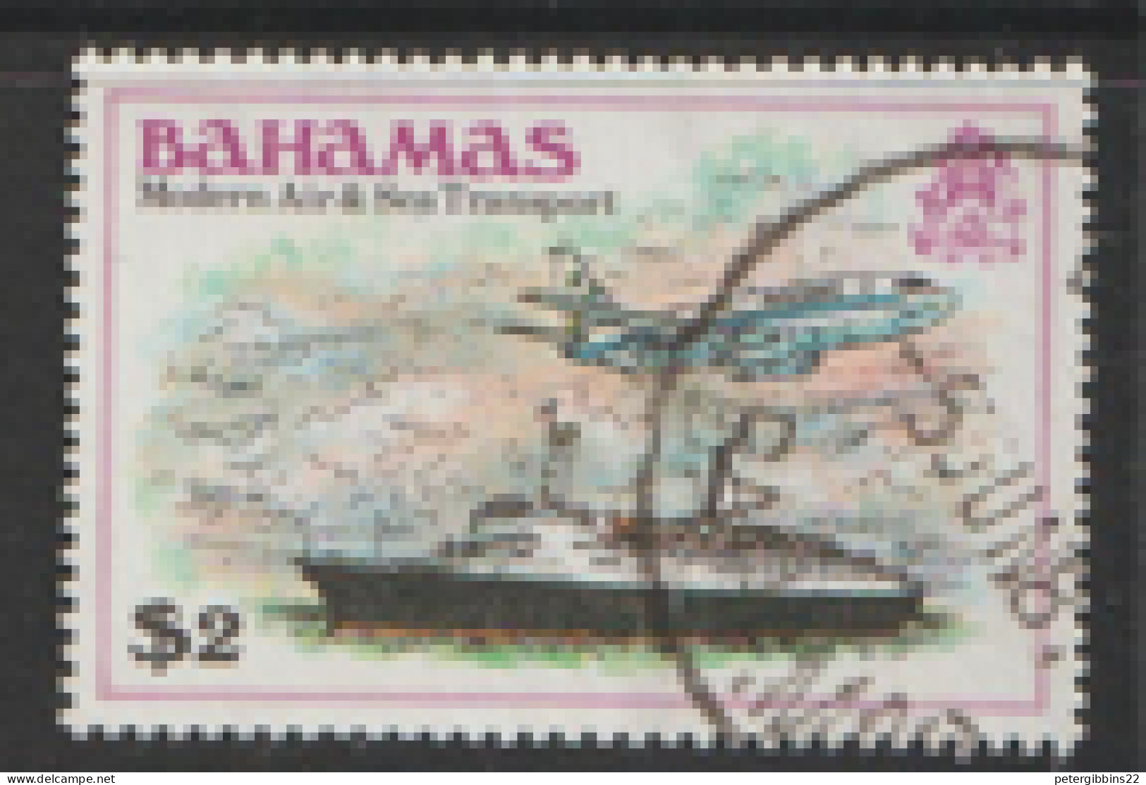 Bahamas 1980  SG 570  $2  Liner  Fine Used - Bahamas (1973-...)