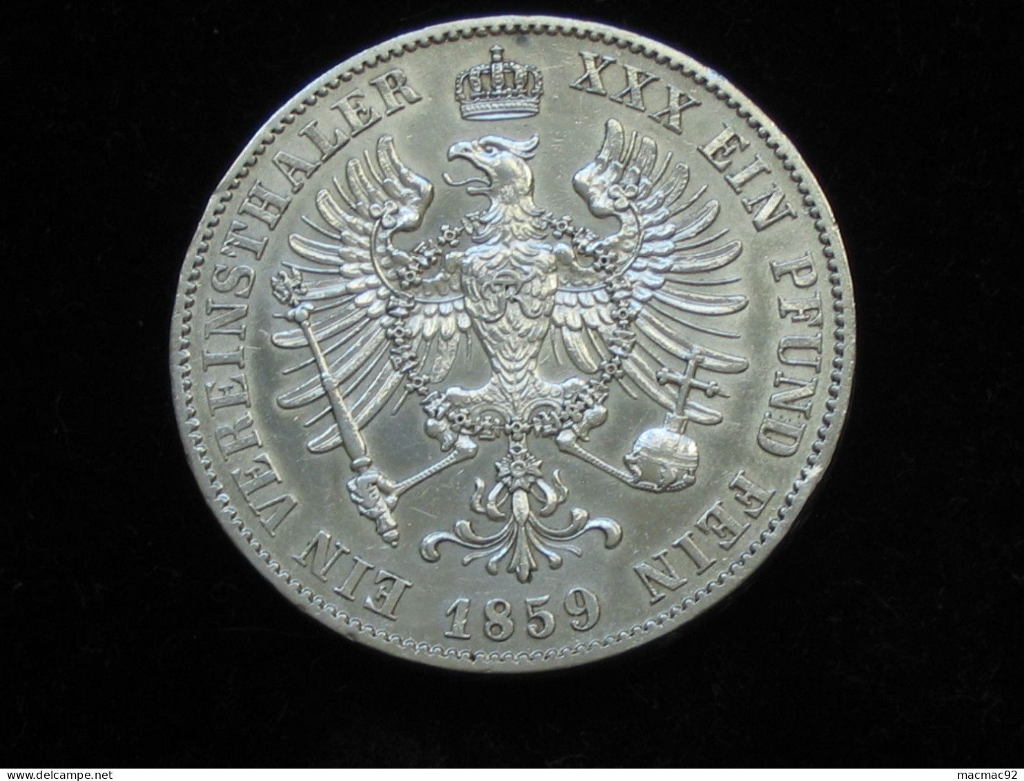 ALLEMAGNE - Royaume De Prusse 1 Vereinsthaler 1859 Wilhelm IV  ****  EN ACHAT IMMEDIAT **** - Taler Et Doppeltaler