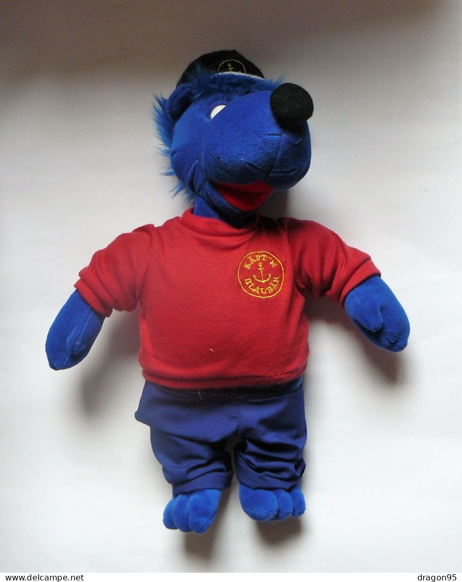 Peluche Captain Blue Bear (Käptn Blaubär) - Heunec - Vintage - TTBE - Orsi