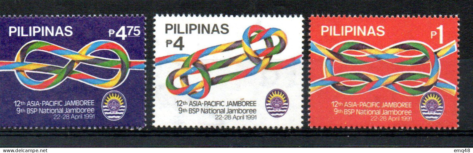 154- FRANC-MAÇONNERIE (MASONIC) :. PHILIPPINES Série LACS D'AMOUR - Superbe ** - Massoneria