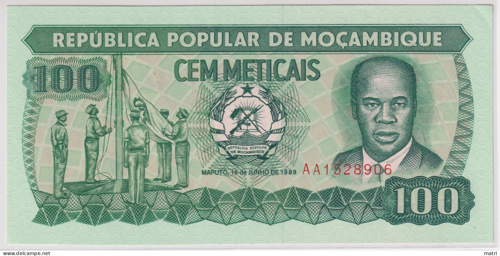 Mozambique 100 Meticais 1983-1989 P-130 - Mozambico